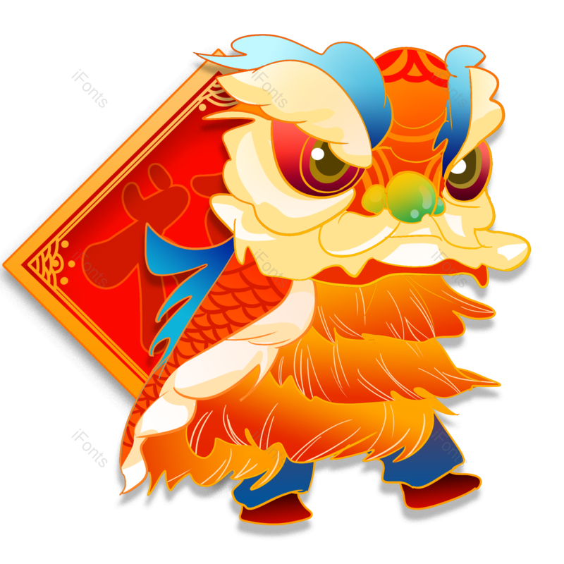 装饰图片,节日元素,春节PNG,插画免抠素材